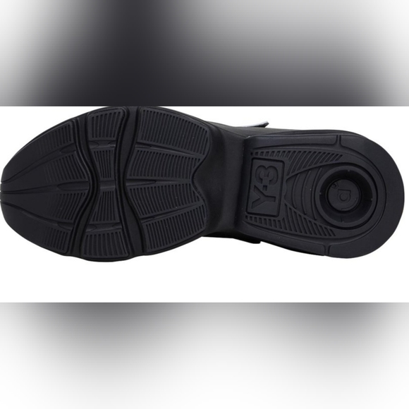 Y-3 Womens Sukui Trainers Black/White - Picture 3 of 11